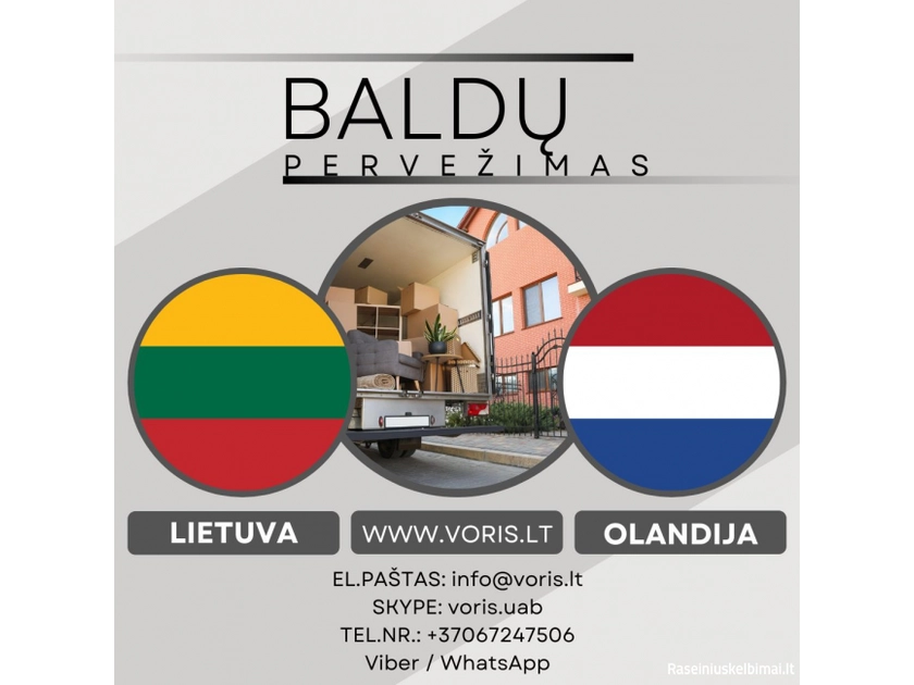Greiti krovinių pervežimai Vokietija-Olandija-Belgija-Lietuva