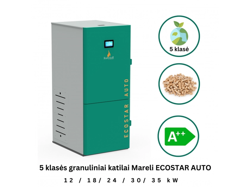 Efektyvūs 5 klasės granuliniai katilai – minimali priežiūra, maksimalus komfortas