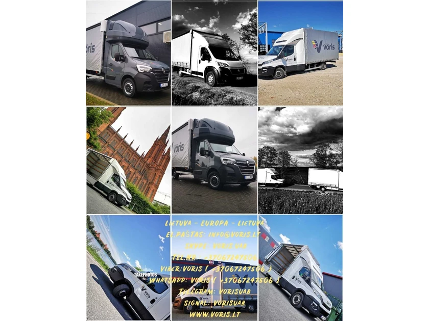 Patikimi mikroautobusai be perkrovimų po Europą