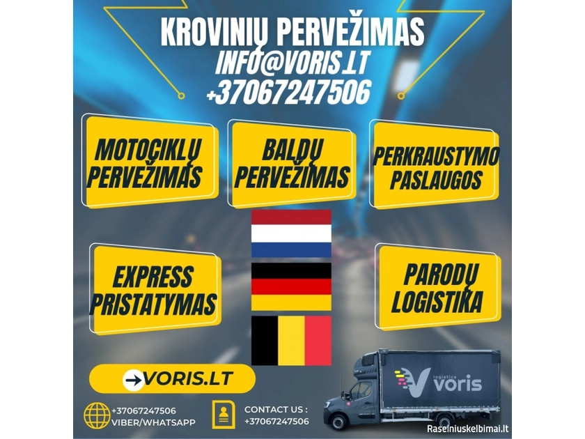 Greitas krovininį pervežimas po Europą