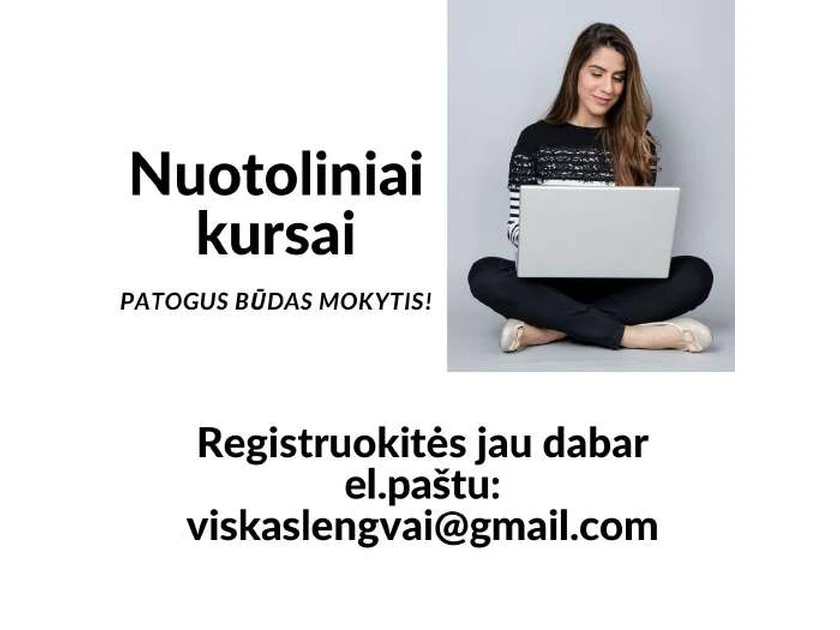 Mokykitės iš namų – anglų kalba, buhalterija, e. prekyba!||Išmokite naują profesiją internetu – patogu ir efektyvu!