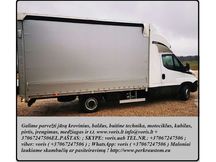 Greiti kroviniai mikroautobusais po Europą