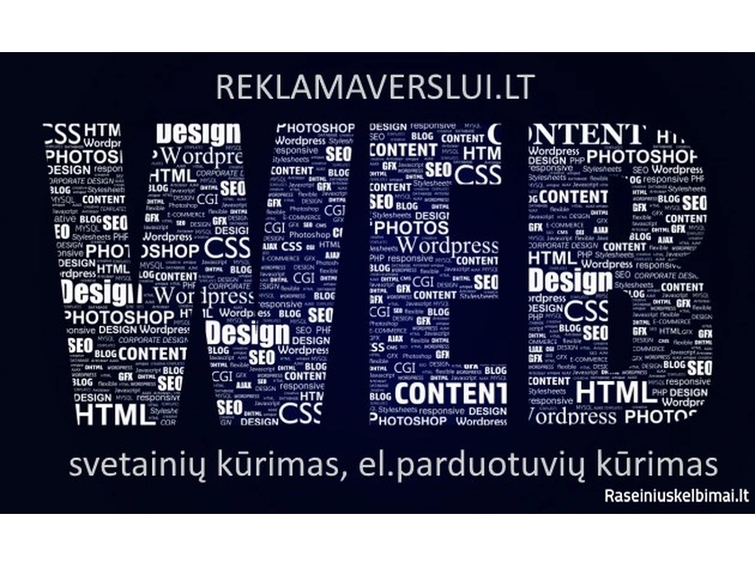 Profesionalūs internetinių svetainių kūrimo sprendimai Jūsų verslui