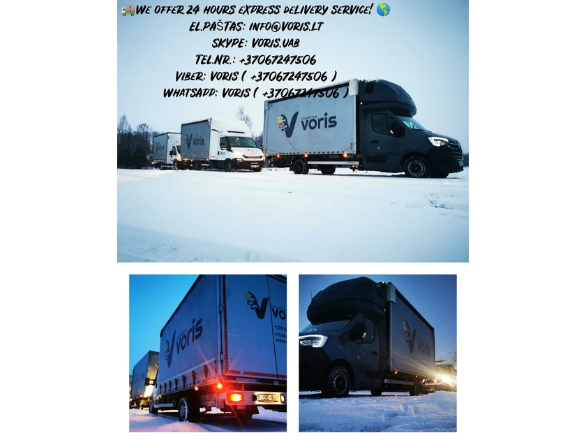 Greiti kroviniai po Lietuvą ir Europą