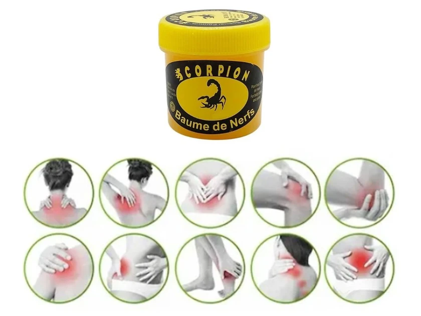 Skorpiono tepalas nuo sąnarių ir raumenų skausmo