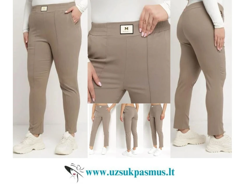 Tamprios kelnės dideliems dydžiams – patogumas ir stilius!