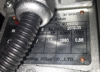 1,5 kW galia ir 2800 aps./min. – efektyvus darbas!