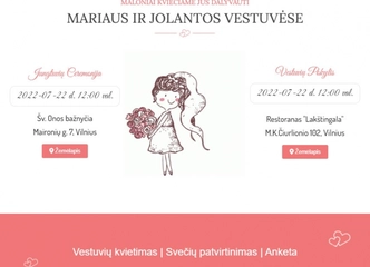 1. Sukurkite unikalius vestuvių kvietimus internetu