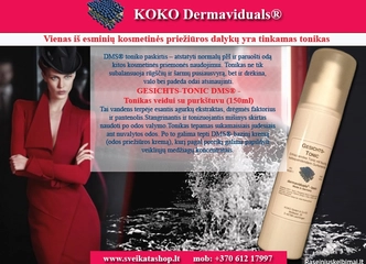 Peržiūrėti skelbimą - GESICHTS TONIC DMS – Tonikas veidui su DMS