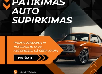 Peržiūrėti skelbimą - Automobilių supirkimas visoje Lietuvoje