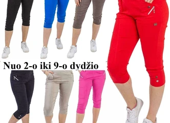 Peržiūrėti skelbimą - Elastingi moteriški bridžai aukštu liemeniu 