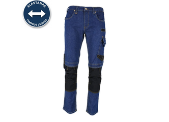Elastingos kelnės su daug kišenėmis įrankiams