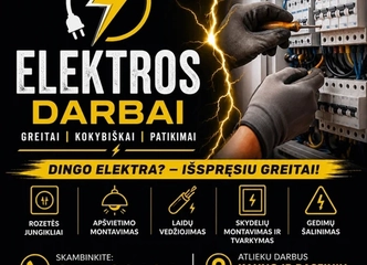 Peržiūrėti skelbimą - Elektrikas elektriko paslaugos