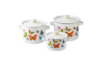 Peržiūrėti skelbimą - Emaliuotų puodų rinkinia