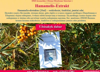 Peržiūrėti skelbimą - Hamamelio ekstraktas SUSKIRDUSIAI ODAI