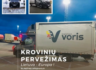 Krovinių gabenimas mikroautobusais į Europą
