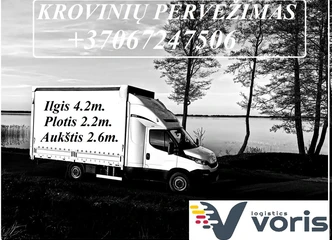 Vežame jūsų krovinius mikroautobusais
