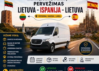 Patikimas vežėjas LT–ES: kroviniai, gyvūnai