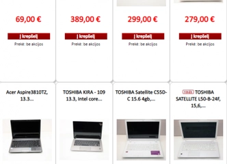 Pigūs nešiojami kompiuteriai su garantija – tik patikrinti!
