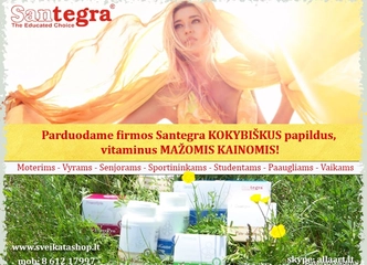 Peržiūrėti skelbimą - SANTEGRA maisto papildai PIGIAU nei kitur
