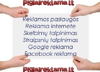 Peržiūrėti skelbimą - Skelbimų deliojimas. Reklama internete. Reklamos paslaugos