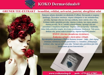 Peržiūrėti skelbimą - GRUNER TEE EXTRAKT dermaviduals®